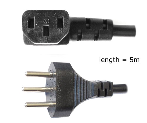 Elinchrom Power Cord C13 angled 5 meter CH (Switzerland)