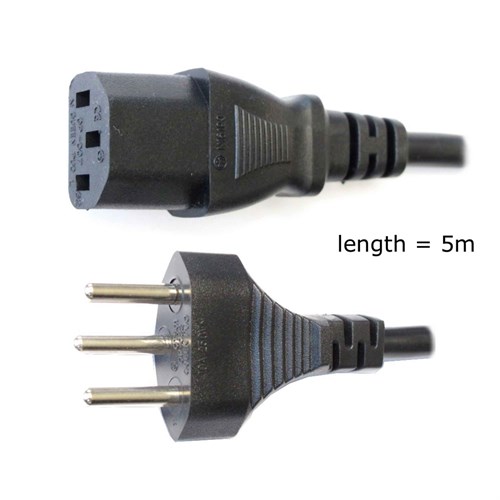 Cable de alimentación C13 Recto 5m for CH (Suiza)