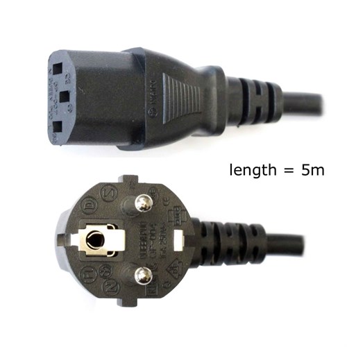 Cable de alimentación C13 Recto 5m for EU (Europa)
