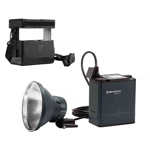 Super compact battery-powered studio flash