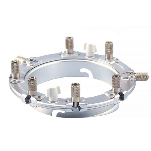 Vinkelbara spröthållare och låsbar rotation