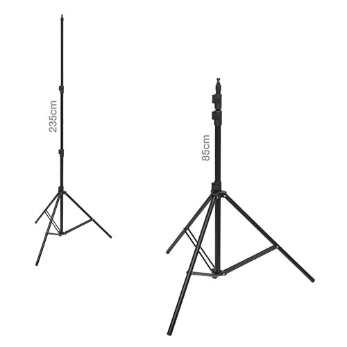 Adjustable height between 85 - 325cm